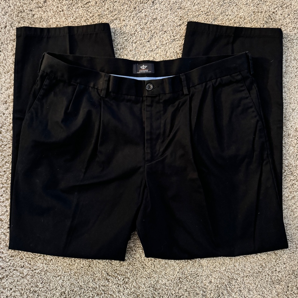 EUC - Like New - Dockers Black Pants, 42 x 32